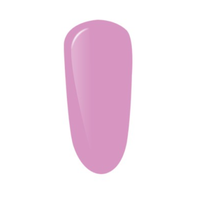 Amostra de verniz de unha cor-de-rosa claro com acabamento brilhante