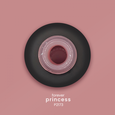 Frasco de verniz para unhas cor-de-rosa com tampa preta sobre fundo rosa