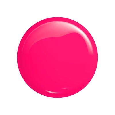 Círculo rosa brilhante com efeito vítreo