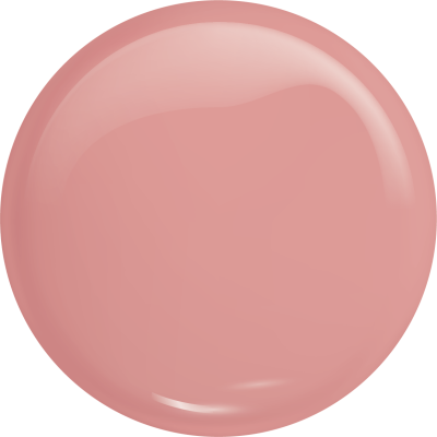 Bola rosa claro de verniz para unhas brilhante