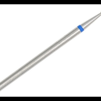 Broca de metal com ponta diamantada e anel azul