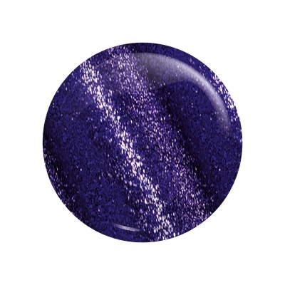 Pó pigmento azul escuro brilhante com reflexos prateados