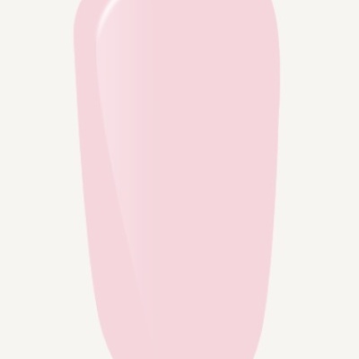 Amostra de verniz para unhas rosa pastel brilhante sobre fundo branco