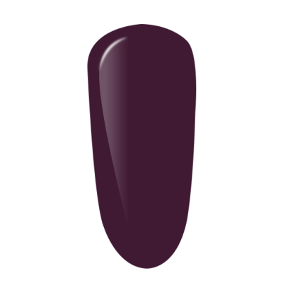 Amostra de verniz para unhas roxo escuro brilhante