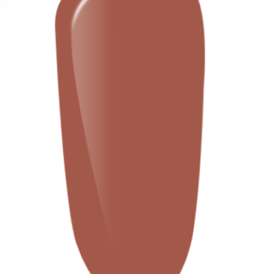 Esmalte de unha castanho com brilho