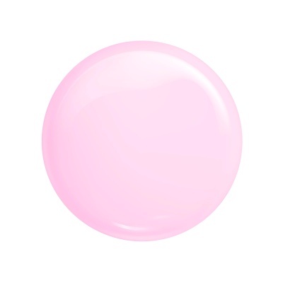 Bolha rosa claro brilhante sobre fundo branco