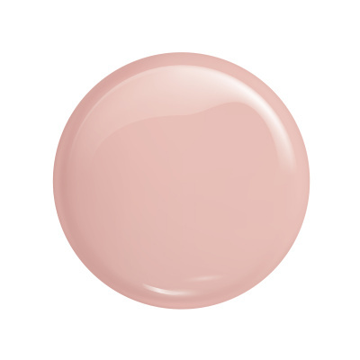 Gota rosa claro brilhante sobre fundo branco