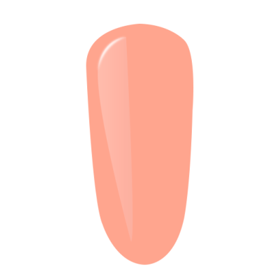 Verniz de unhas cor de pêssego com brilho