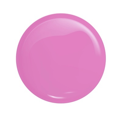 Círculo rosa brilhante sobre fundo branco