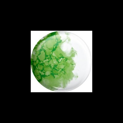 Padrão circular verde e branco com efeito marmorizado