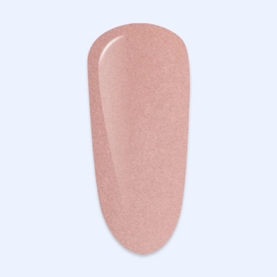 Amostra de verniz para unhas castanho claro com brilho