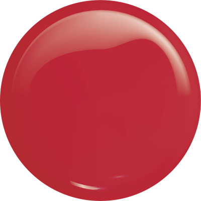 Bola vermelha brilhante redonda