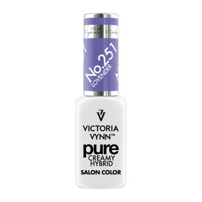 Frasco de verniz para unhas Victoria Vynn Pure Creamy Hybrid cor lavanda