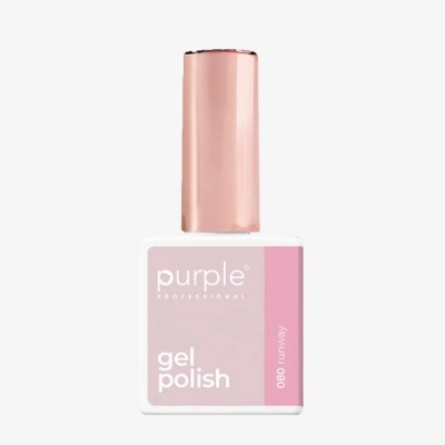 Frasco de verniz gel rosa da Purple Professional