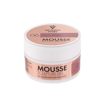 Pote de creme para unhas Victoria Vynn Mousse Sculpture Gel cor 06 Dirty Blush
