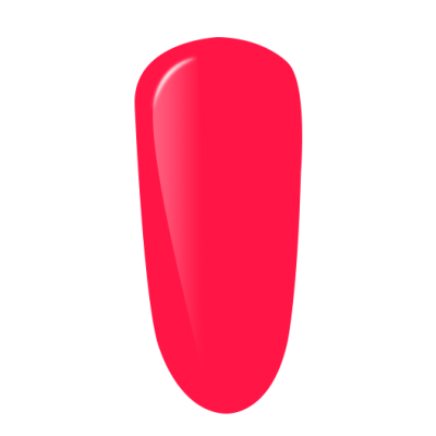 Amostra de esmalte de unha vermelho brilhante