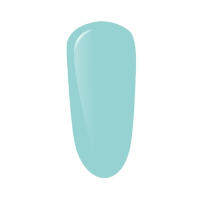 Amostra de verniz de unhas azul claro brilhante