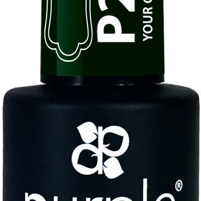 Frasco preto fosco de verniz gel para unhas da marca purple Professional com texto ENJOY P2161 YOUR GAME