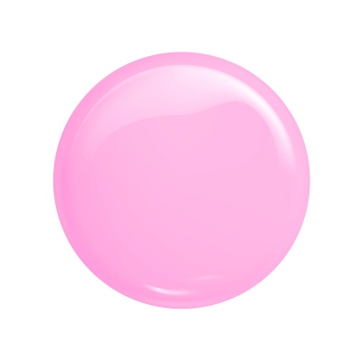 Bola rosa clara brilhante sobre fundo branco