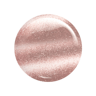 gota de esmalte de unhas rosa metálico com glitter