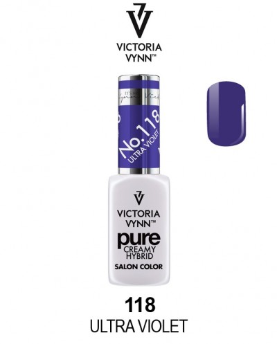 Esmalte de unhas Victoria Vynn Pure Creamy Hybrid Ultra Violet 118