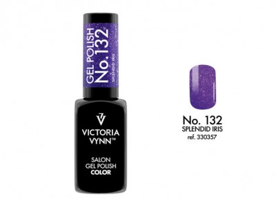 Verniz gel unhas roxo cintilante Victoria Vynn número 132