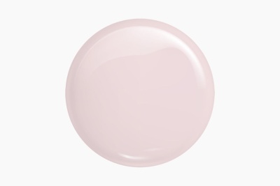 Gota redonda de verniz cor-de-rosa claro brilhante
