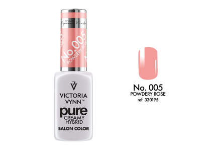 Frasco de verniz de unhas rosa claro Victoria Vynn.
