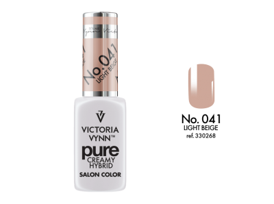 Verniz gel Victoria Vynn Pure Creamy Hybrid Light Beige 041