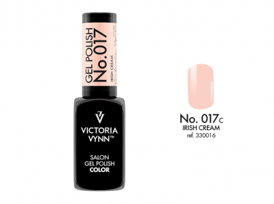 Esmalte em gel Victoria Vynn No. 017 Irish Cream com amostra da cor.