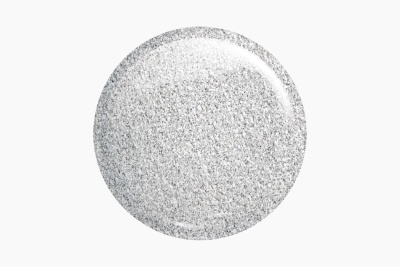 Prato redondo cinzento marmoreado sobre fundo branco