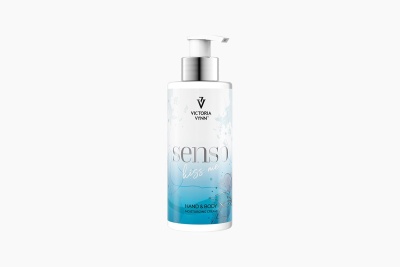 Frasco de creme hidratante para mãos e corpo Victoria Vynn com dispensador