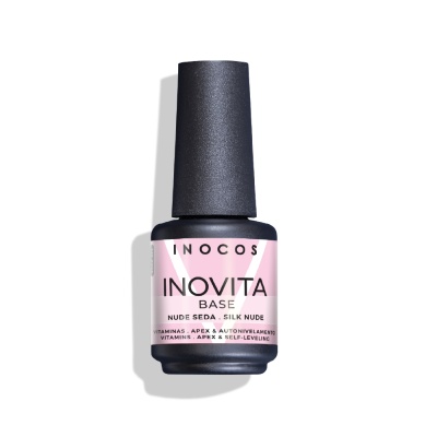 Frasco de verniz INOCOS INOVITA Base Nude Seda