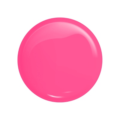 Amostra de verniz rosa brilhante
