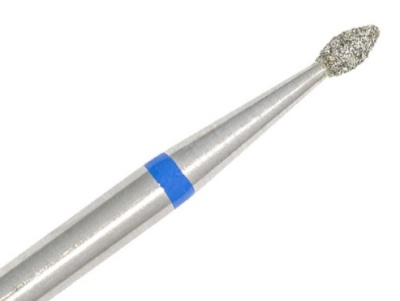 Broca metálica com ponta abrasiva e faixa azul