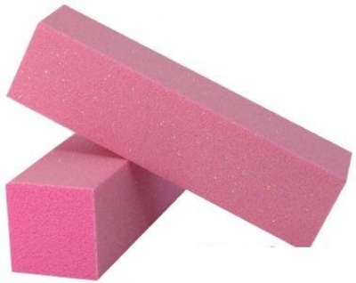 Blocos de lixa para unhas cor de rosa