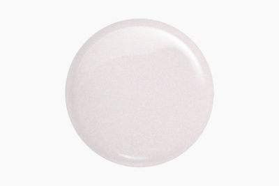 Gota de verniz perolado branco brilhante