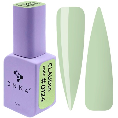 Frasco de esmalte de unhas roxo e amostras de cor verde clara