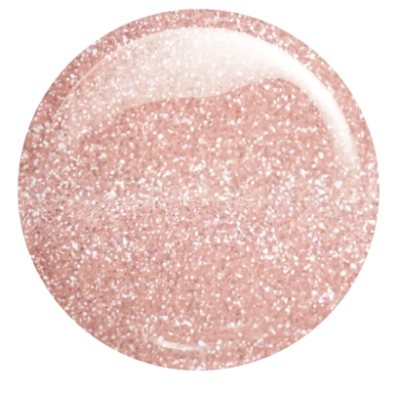 Esmalte rosa cintilante com brilho glitter