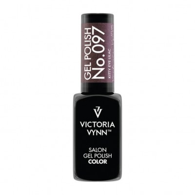 Esmalte de gel Victoria Vynn, cor Antypet Lilac, frasco preto com tampa roxa