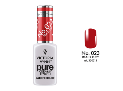 Esmalte Victoria Vynn Pure Creamy Hybrid vermelho No 023