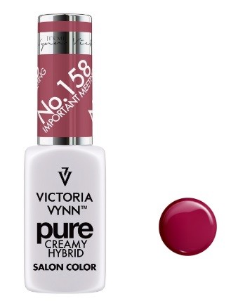 Esmalte de unhas Victoria Vynn cor rosa vinho No. 158