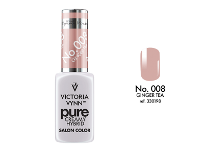 Esmalte de unhas Victoria Vynn pure creamy hybrid cor No 008 Ginger