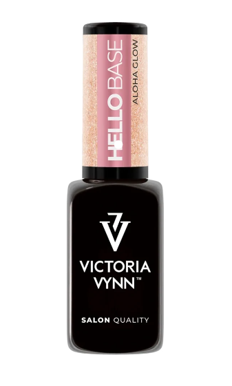 Frasco de verniz para unhas Victoria Vynn preto com tampa rosa e texto branco