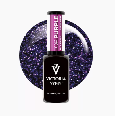Verniz de unhas Victoria Vynn top purple com brilho