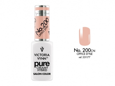 Esmalte de unhas Victoria Vynn Pure Creamy Hybrid No. 200CN Office Style bege claro