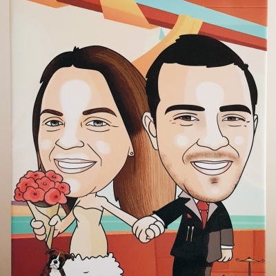 Caricaturas&#x20;em&#x20;tela