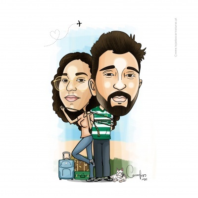 Caricatura&#x20;Dia&#x20;dos&#x20;Namorados