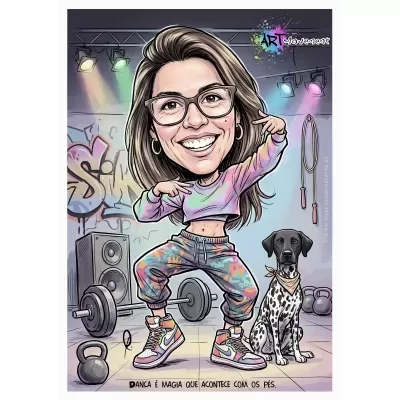 Caricatura&#x20;Tem&#x00E1;tica&#x20;Personalizada