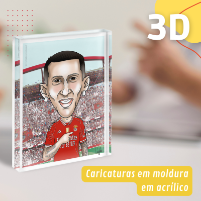 Caricaturas&#x20;em&#x20;moldura&#x20;3D&#x20;em&#x20;acr&#x00ED;lico